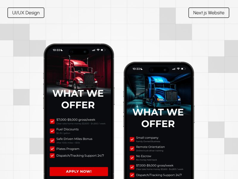 Recruiting Landing Page